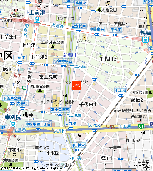 マックスバリュ千代田付近の地図